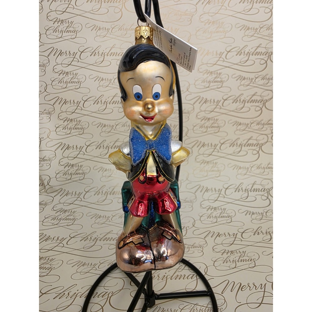 Christopher Radko Disney Pinocchio 1996 LE 4907/5000 Ornament 96-DIS-09 7"